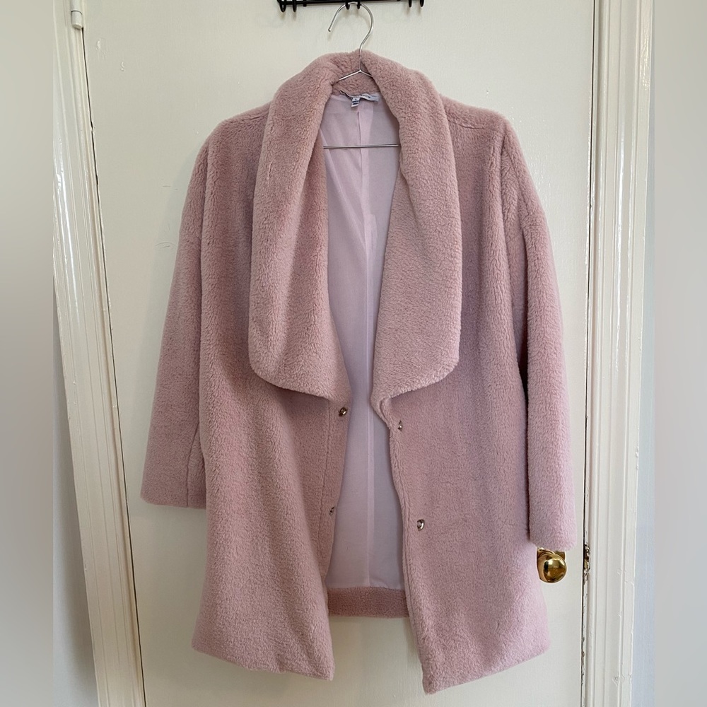 Pink Fuzzy Coat